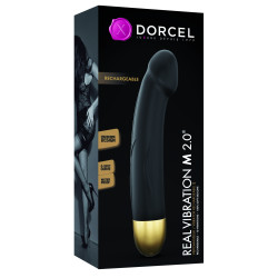Dorcel Gode vibrant Real Vibration M 18 x 3.7 cm Noir